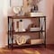 Hastings Home 3-Tier Freestanding Barnwood Bookcase 690147PSV - alternate 1